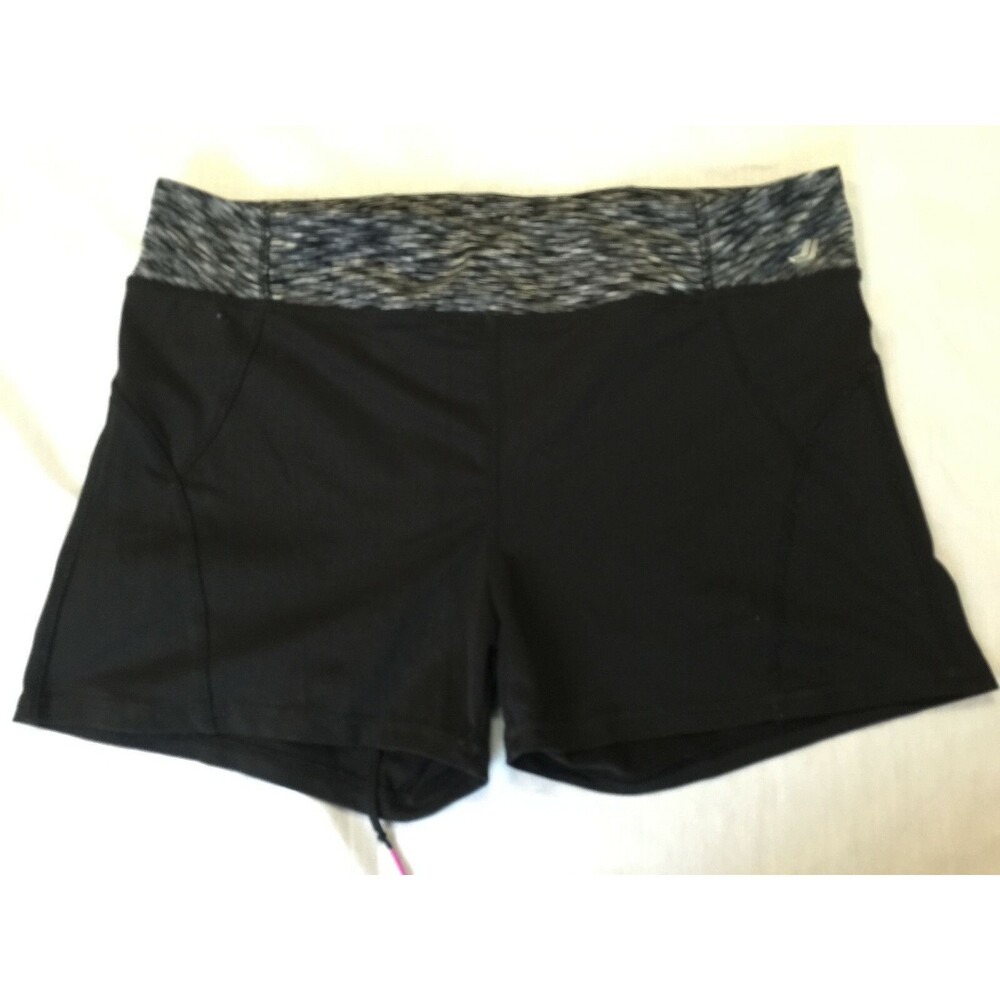 JOE FRESH WOMENS ATHLETIC PILL ON YOGA SHORTS SIZE L
